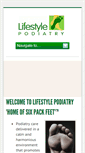 Mobile Screenshot of lifestylepodiatry.com